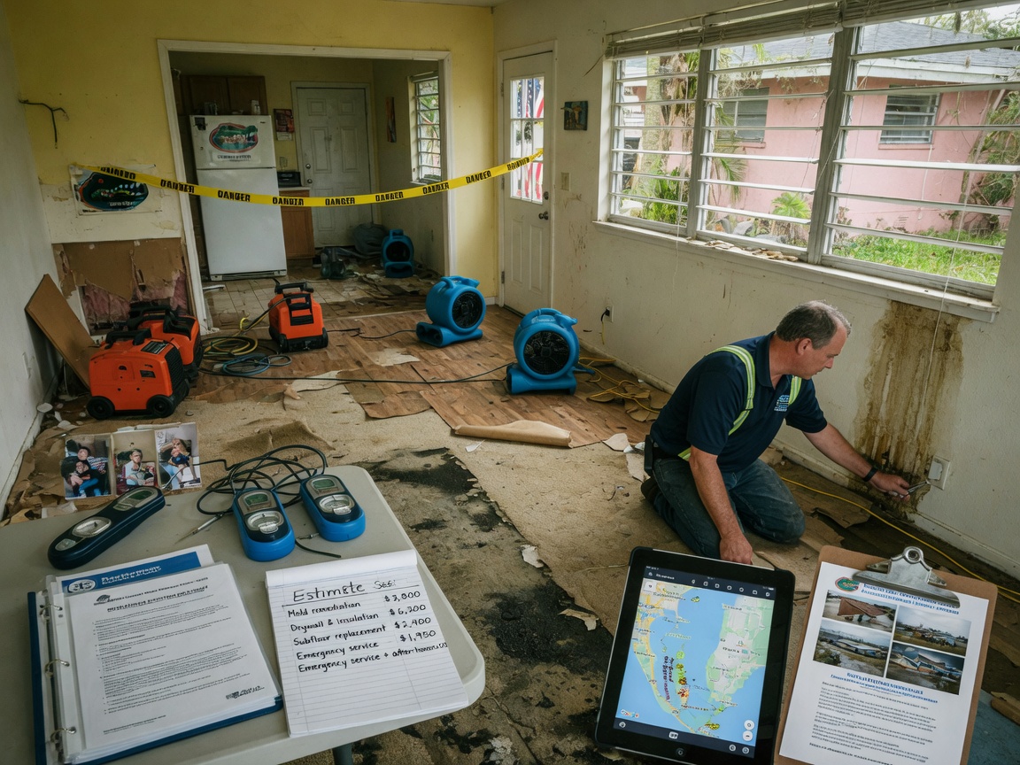 What Affects Water Damage Restoration Costs in Pinellas County